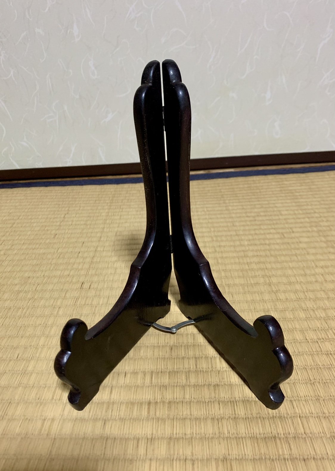 玉川堂　鎚起　銅器　良寛《天井大風》額皿　五代　覚平　刻印の写真8枚目