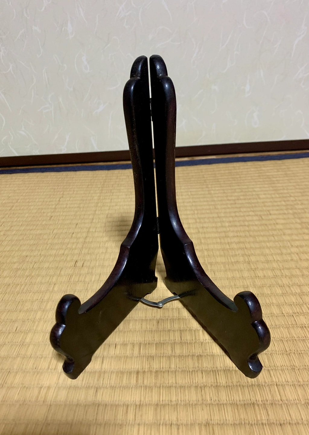玉川堂 鎚起 銅器 良寛《天井大風》額皿 五代 覚平 刻印の写真8枚目