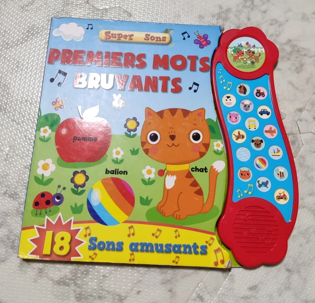 音の出る絵本 フランス語