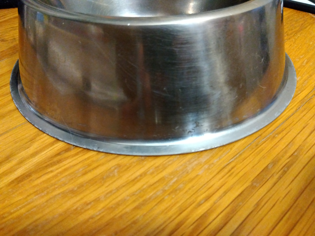 犬用？餌入れ水入れステンレス製ボウルの写真2枚目