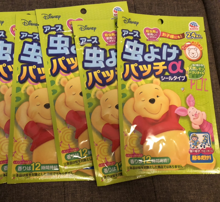 虫除け　パッチ　くまのプーさん