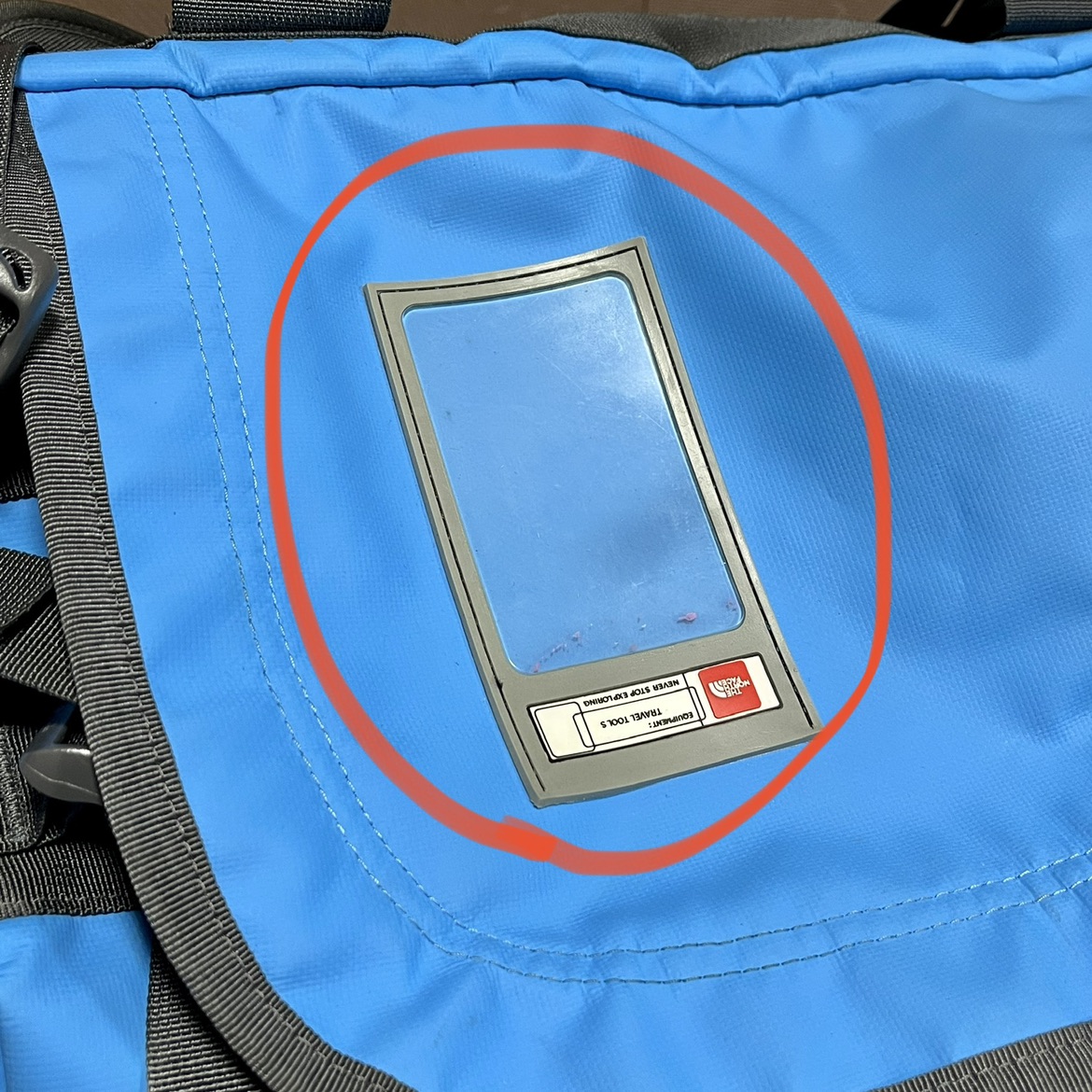 ノースフェイス　BCダッフルバッグ　XS ブルーの写真4枚目
