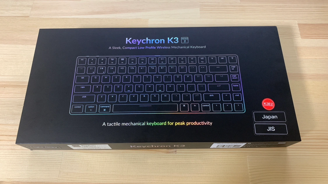 Keychron K3 V2 RGB JIS 日本語配列 青軸 メカニカル キーボードの写真6枚目
