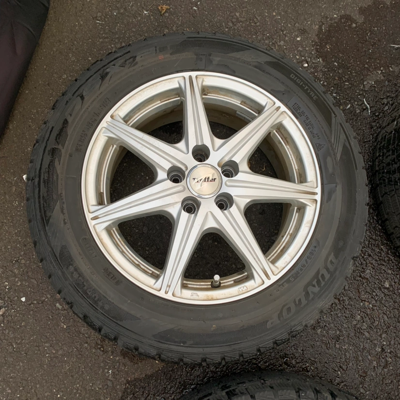 スタッドレス タイヤ 4本 ホイール付 デジタイヤ 185/65R15 88Qの写真5枚目