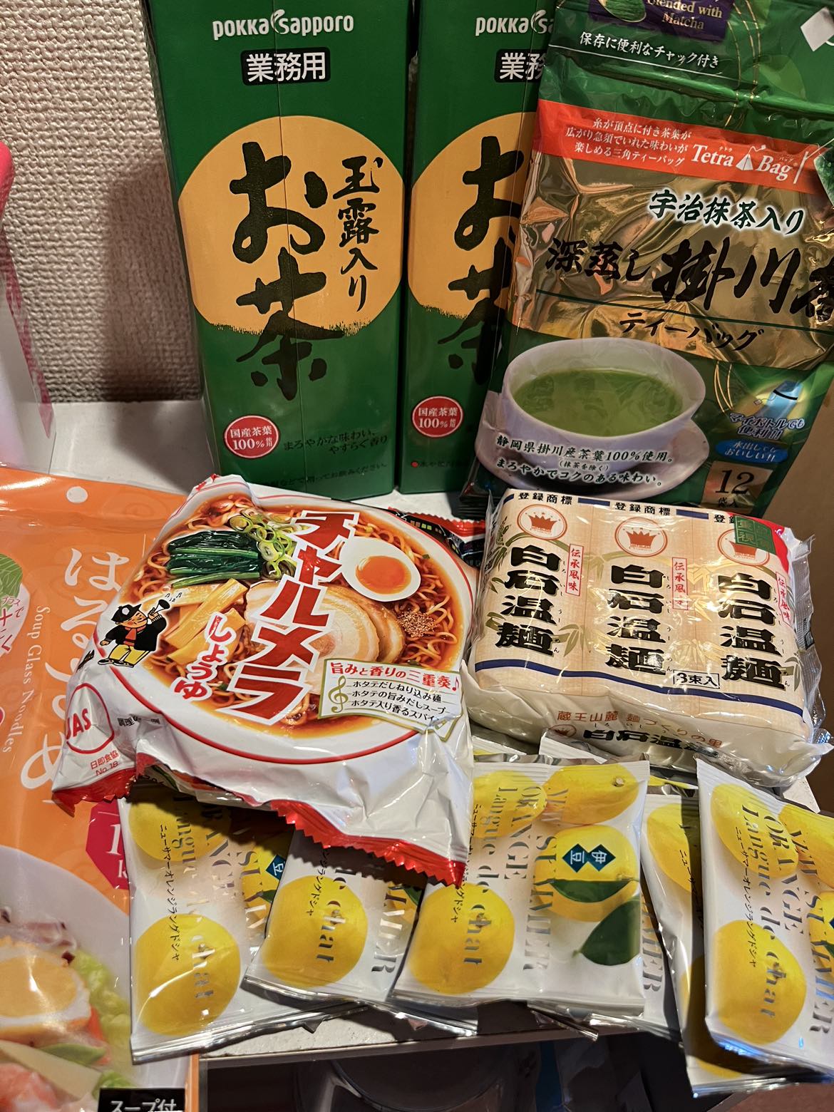 新品　未開封　お菓子　乾麺　お茶　ラーメン　食材　まとめ売り