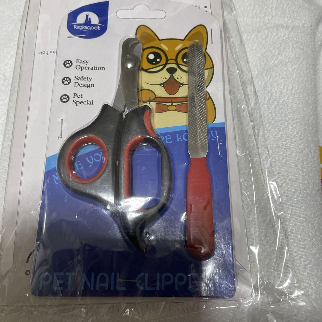 新品未使用 BOOMIE ペットケア3点セット ブラシ 爪切り やすり  犬猫用の写真7枚目