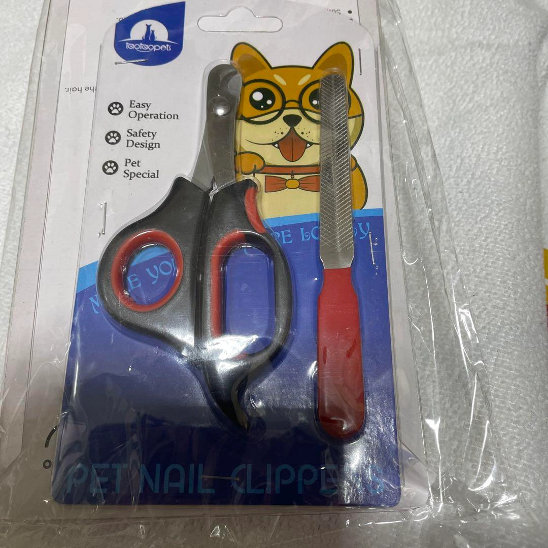 新品未使用 BOOMIE ペットケア3点セット ブラシ 爪切り やすり 犬猫用の写真7枚目
