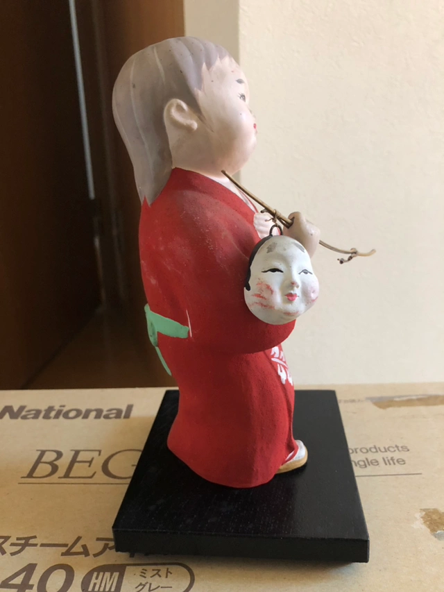 日本人形 昭和 当時物 陶器 瀬戸物の写真2枚目