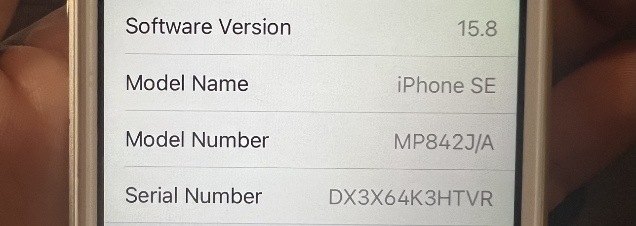iPhone SE 第一世代 32GBの写真5枚目