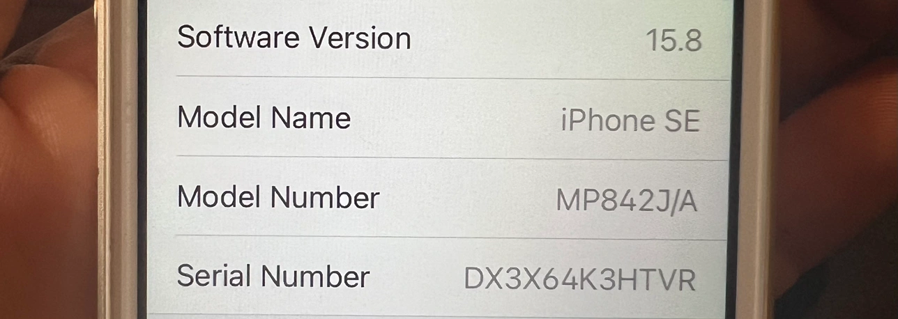 iPhone SE 第一世代 32GBの写真5枚目