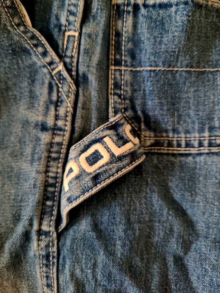 美品PoloJEANS キッズオーバーオール80の写真3枚目