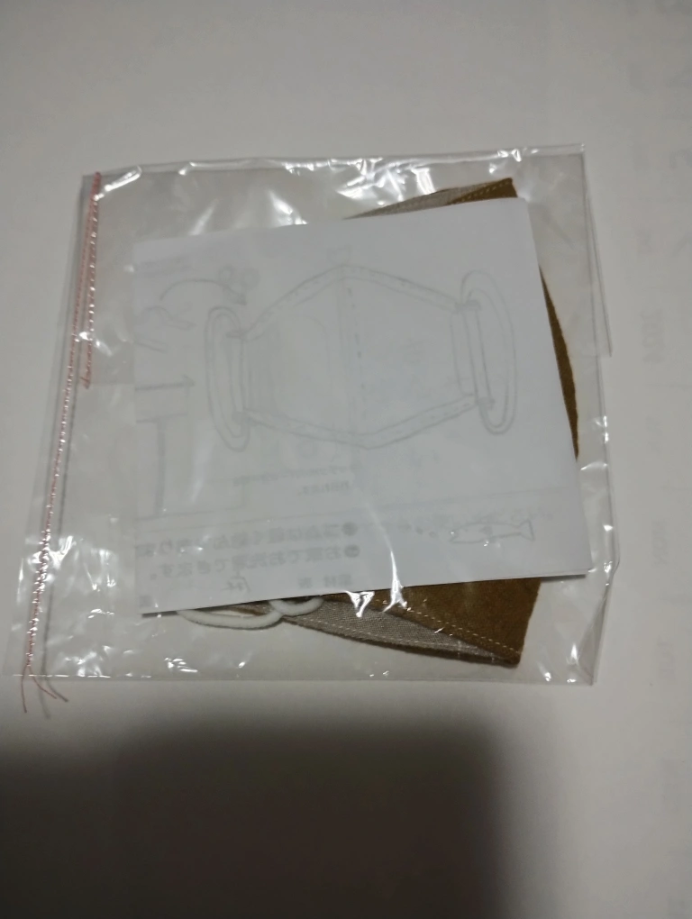 【新品、未開封】布マスク 素材:麻の写真2枚目