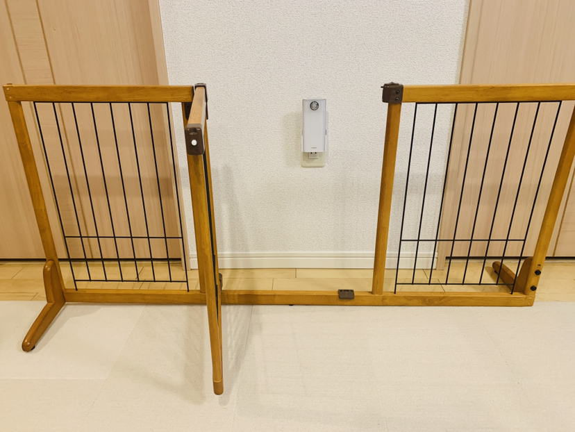 《美品》木製ゲート130×60センチの写真2枚目