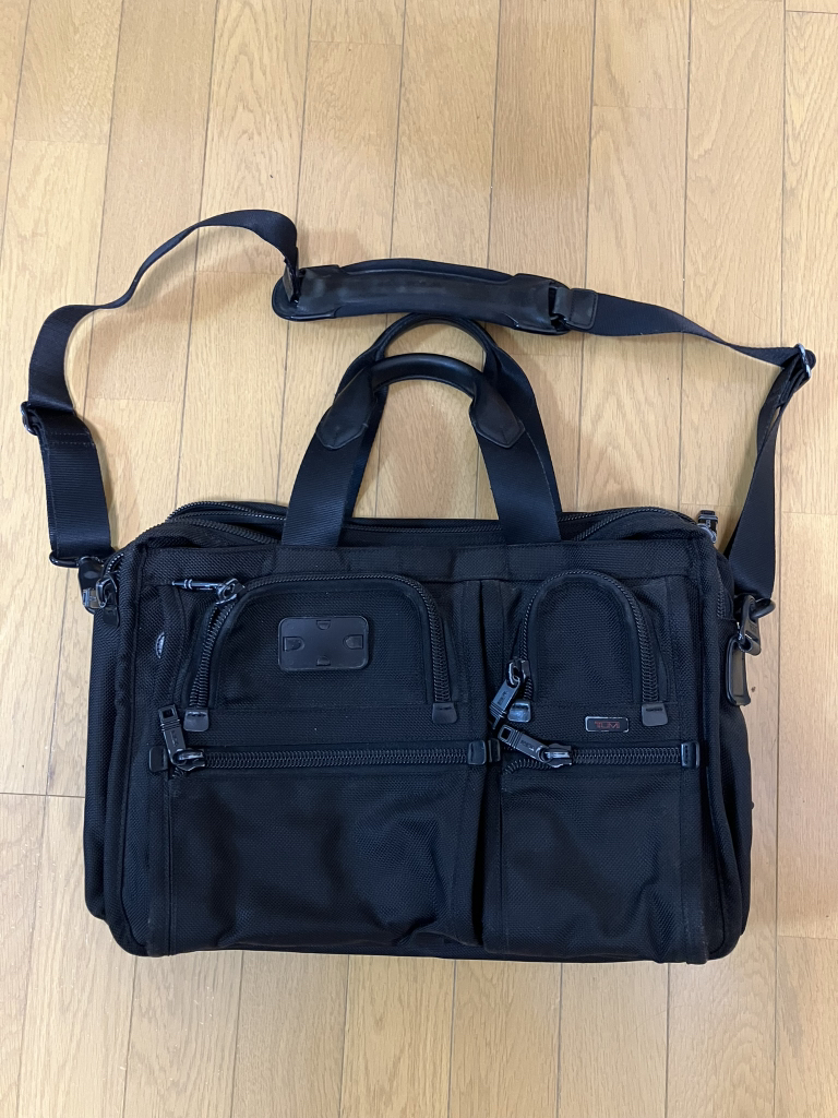 TUMI ALPHA 26141 エクスパンダブル・オーガナイザー・コンピューター・ブリーフ ブラック