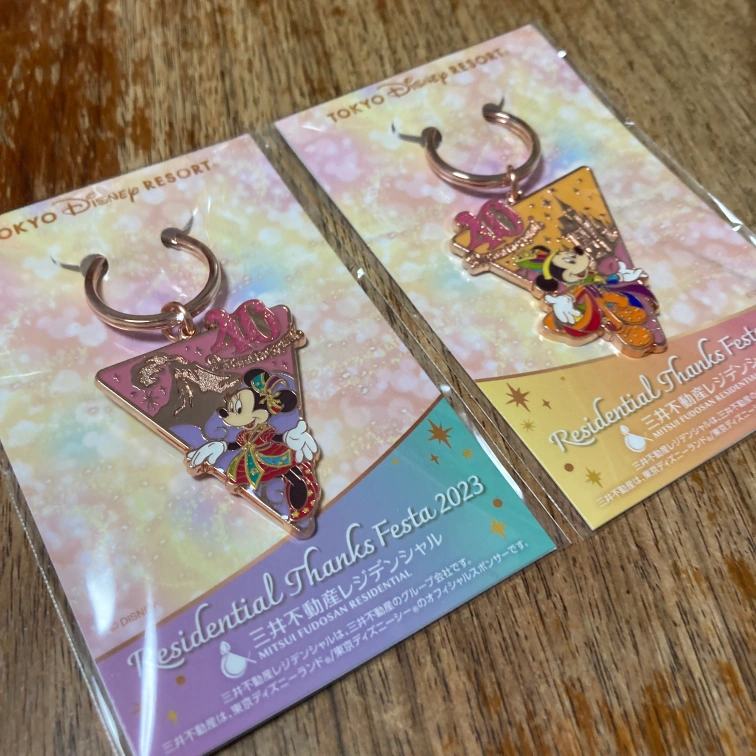 【非売品!】東京ディズニーリゾート40周年 キーホルダーの写真2枚目