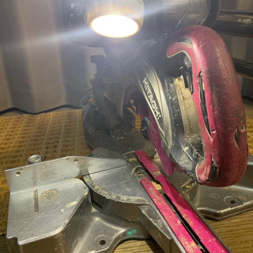 HITACHI 日立 現 hikoki スライド 卓上 丸ノコ c6rshcの写真4枚目