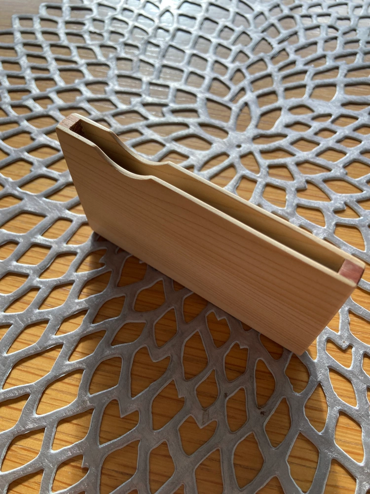お値下げ!ヒノキの木工職人制作名刺ケース