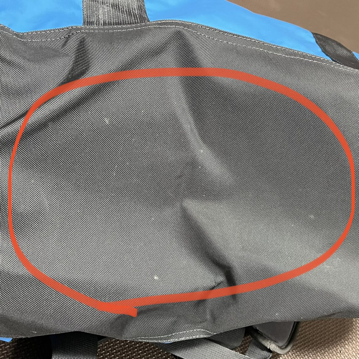 ノースフェイス　BCダッフルバッグ　XS ブルーの写真6枚目