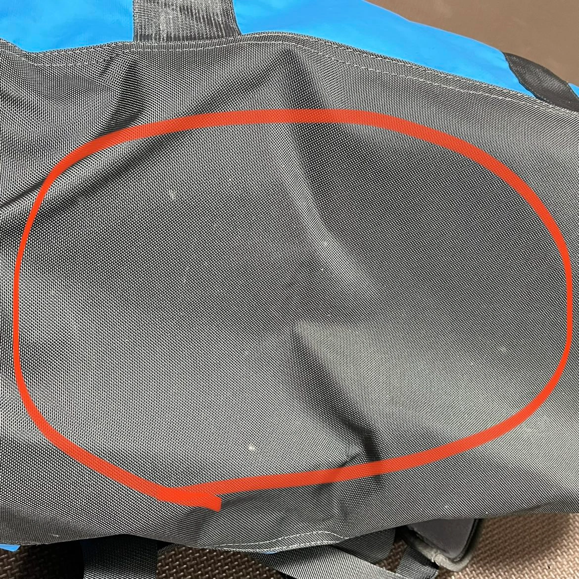 ノースフェイス BCダッフルバッグ XS ブルーの写真6枚目