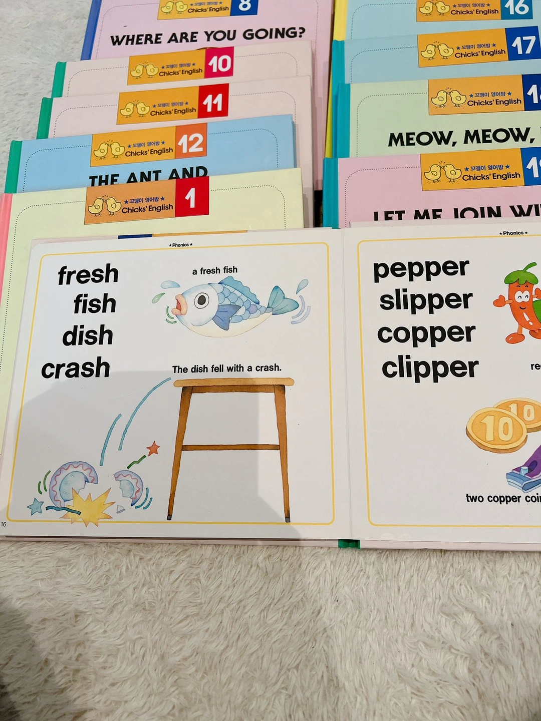 英語 韓国語 19冊 English phonics books 19booksの写真4枚目
