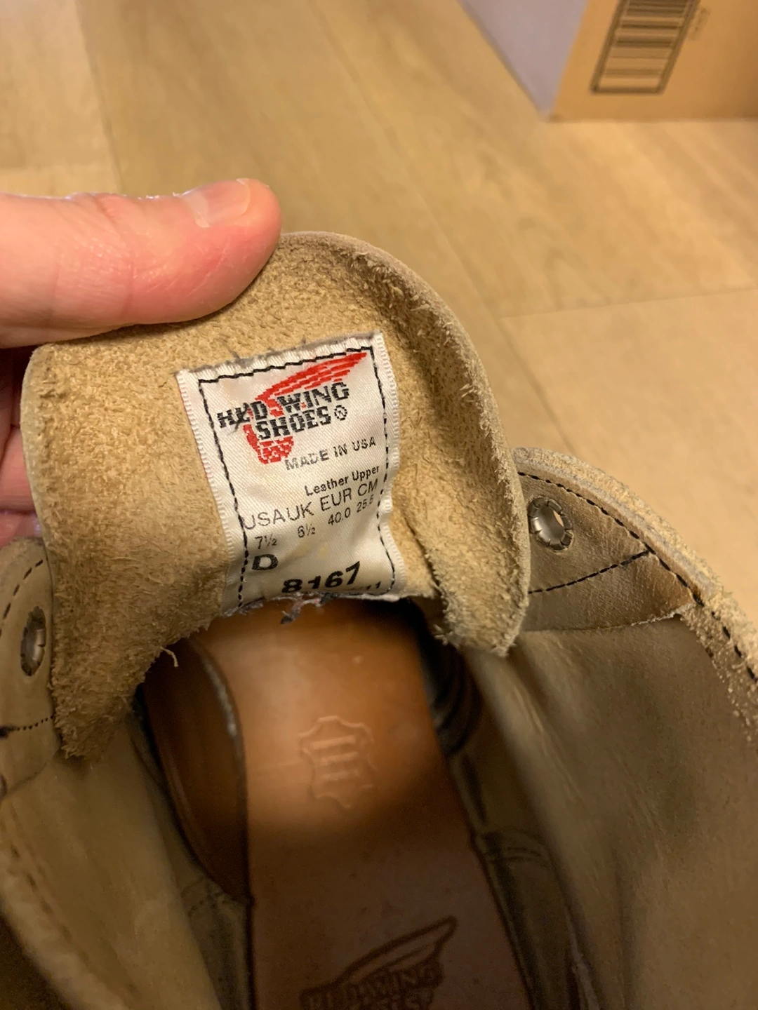 【急募】2/12まで!!! ★RED WING★ブーツ★25.5cmの写真3枚目