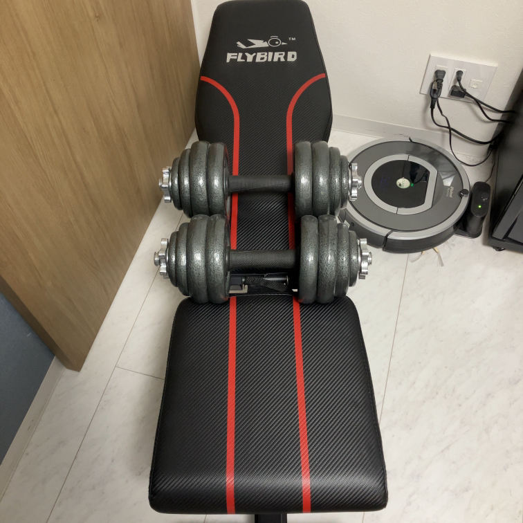 ダンベル、ベンチセット