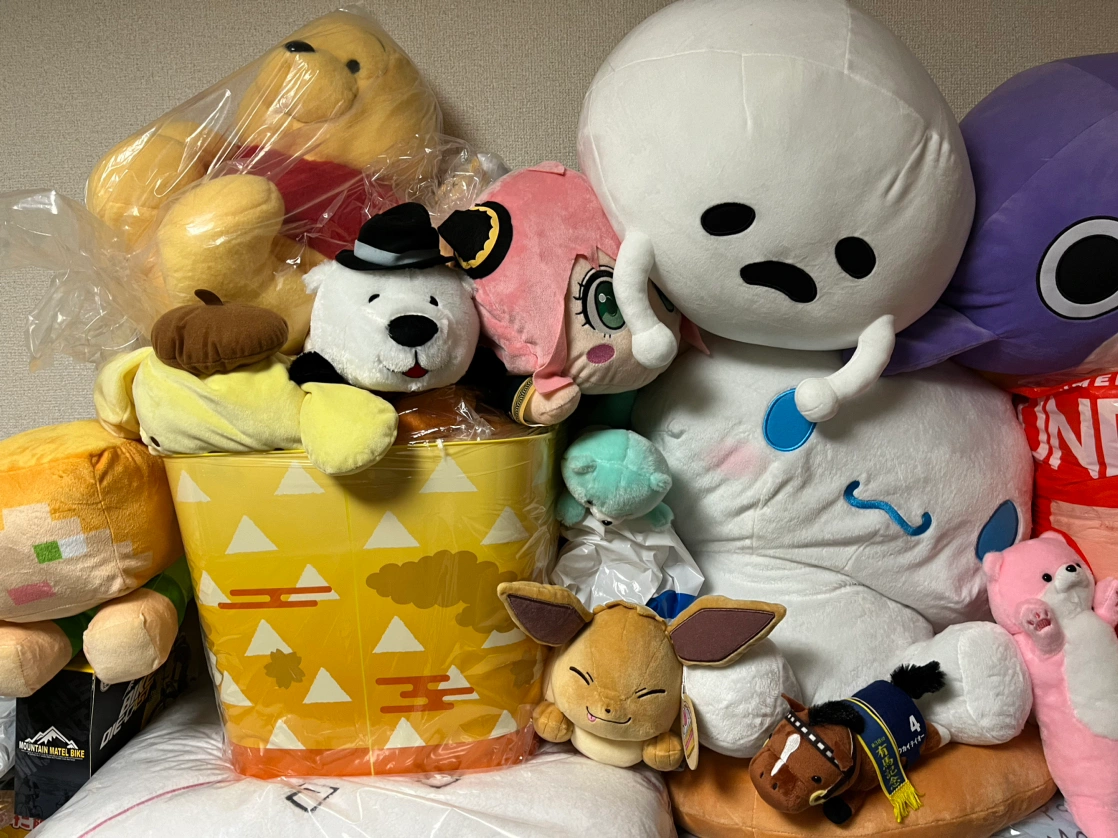 大量のプライズ品の写真6枚目
