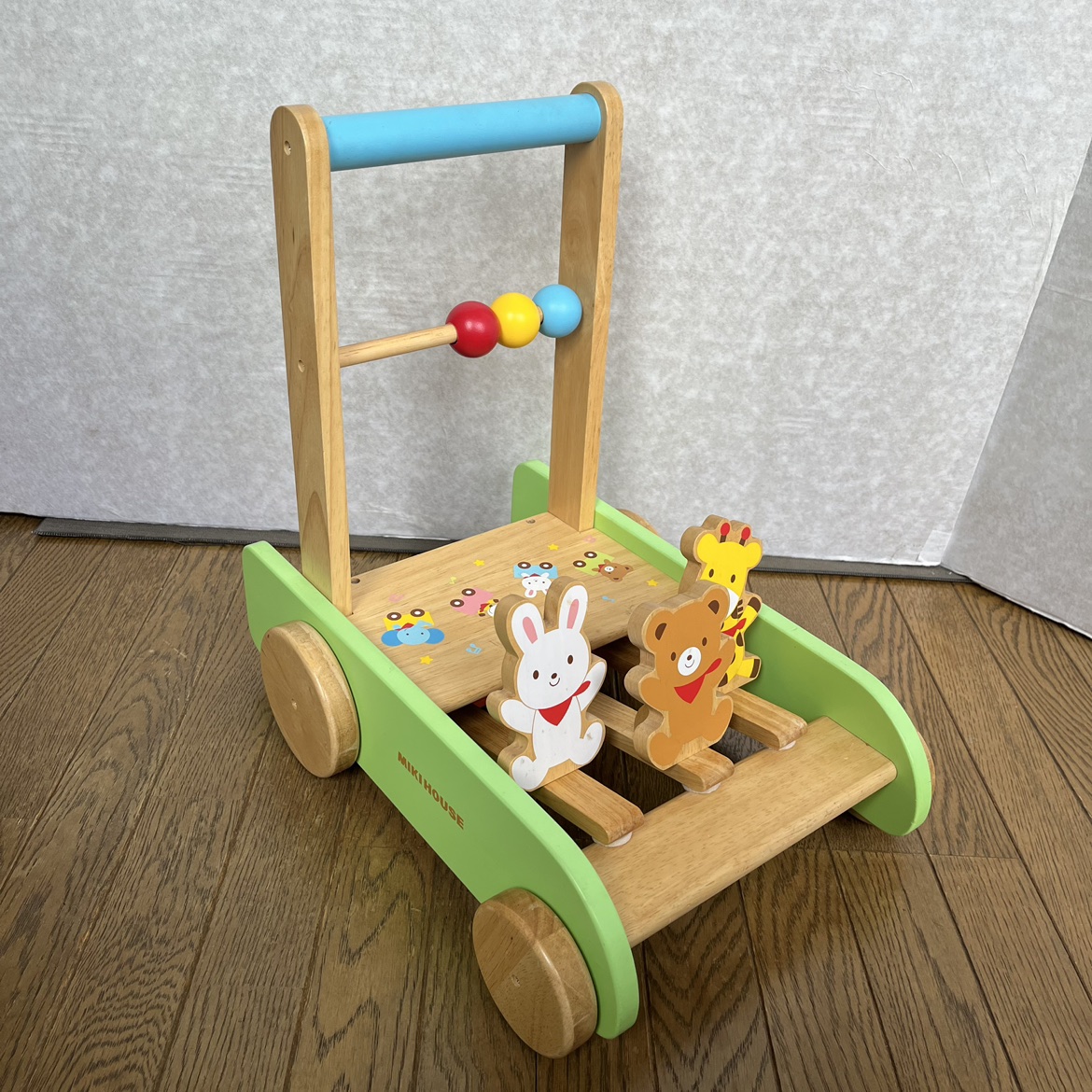 ミキハウス　カタカタ　手押し車