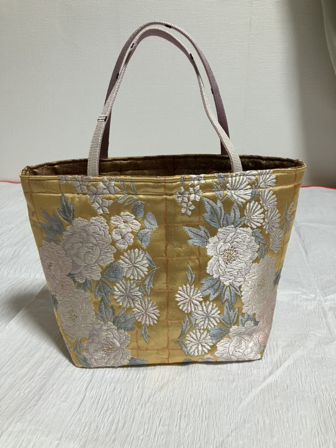 帯地バッグ　正絹　ハンドメイド