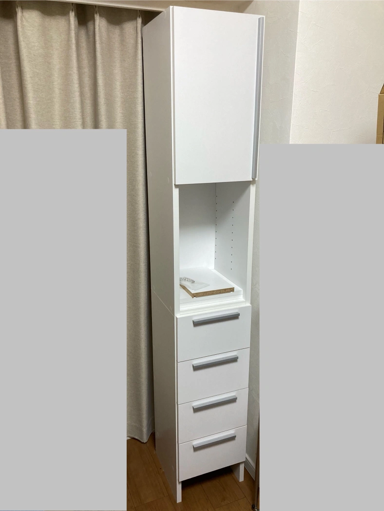 洗面所 棚 ラック タオル収納