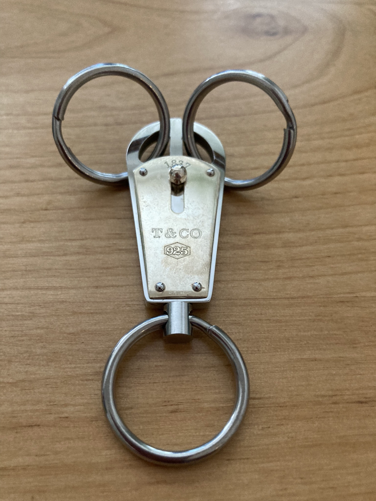 Tiffany&Co. バレット Ag925 キーリング 1837