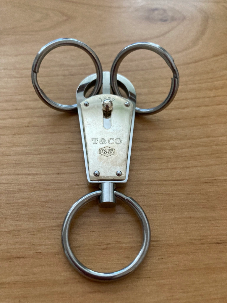 Tiffany&Co. バレット Ag925 キーリング 1837