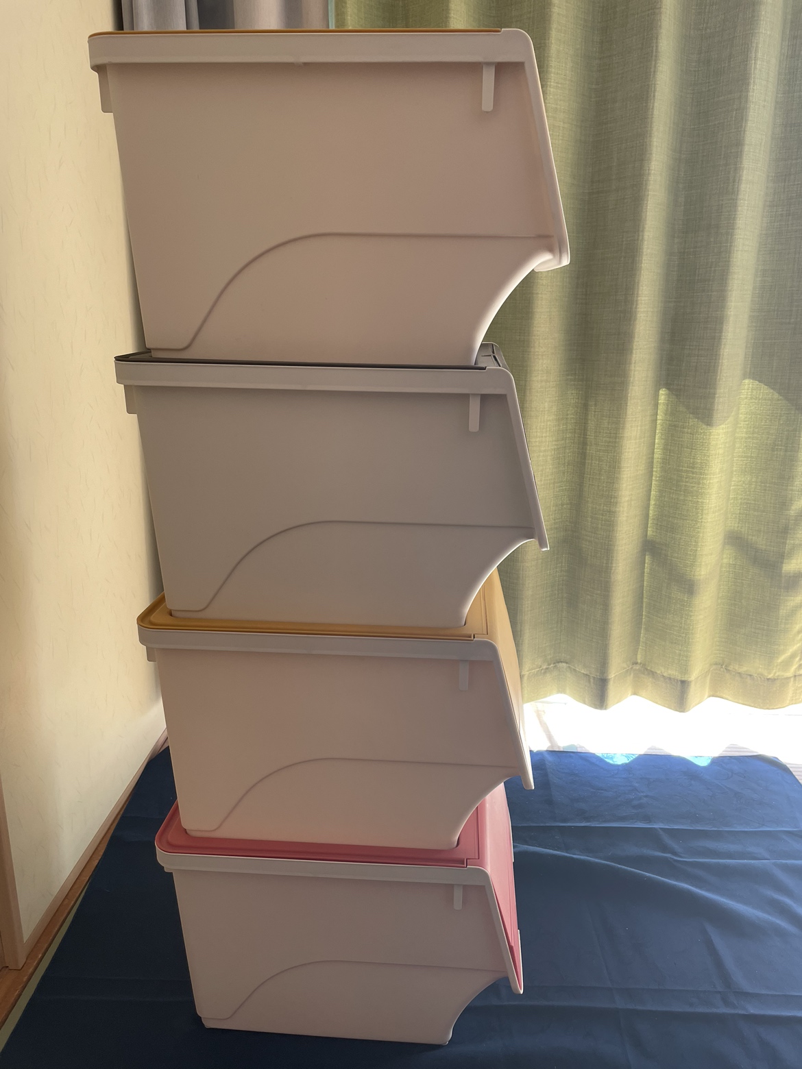 衣類 収納ケース カラーボックス 収納箱 衣装ケース ふた付きの写真3枚目
