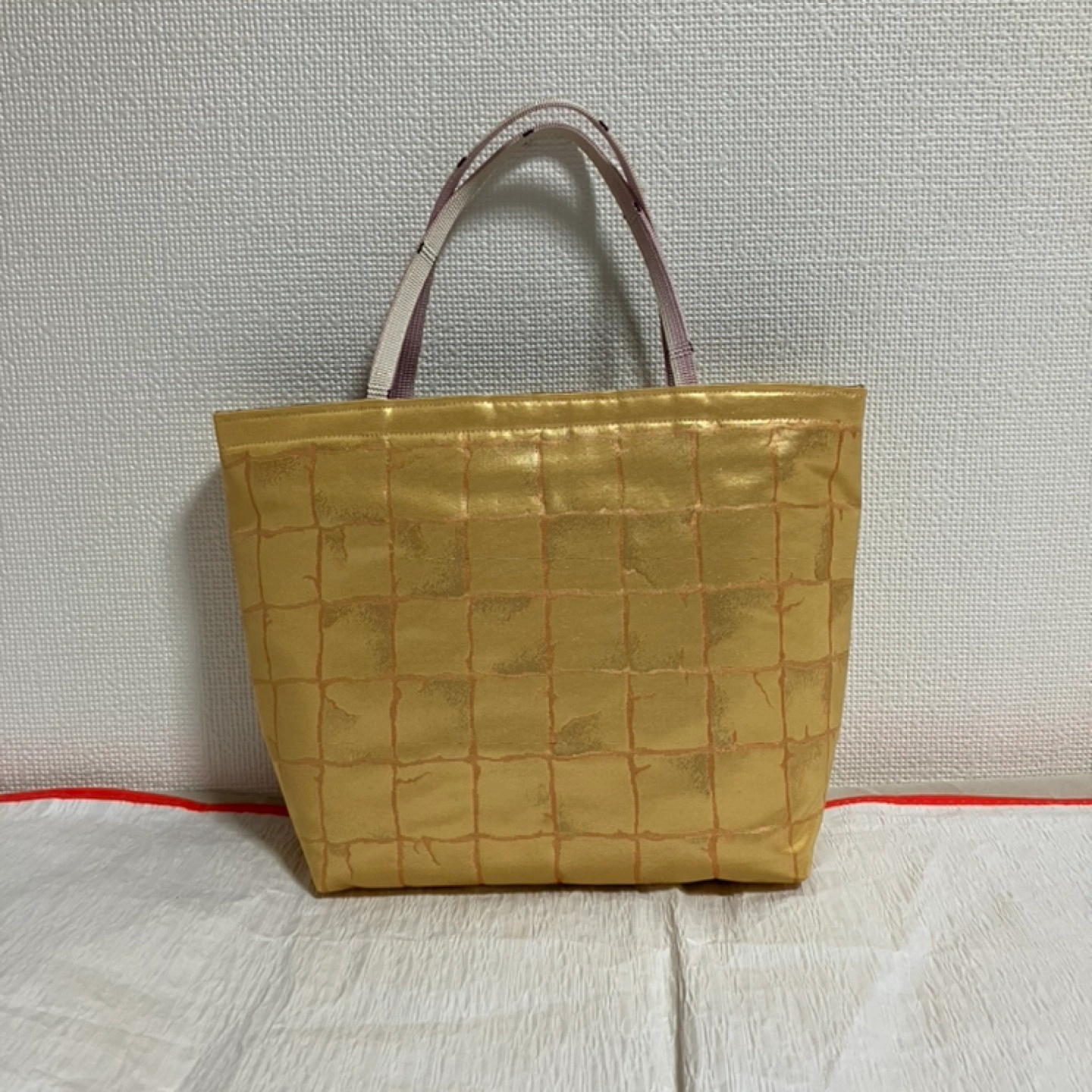帯地バッグ 正絹 ハンドメイドの写真2枚目