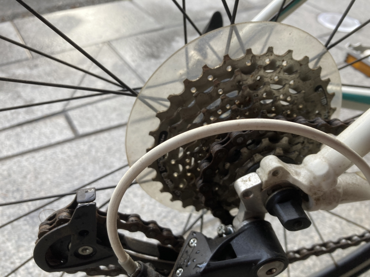 レディースクロスバイク　自転車　中古品の写真5枚目