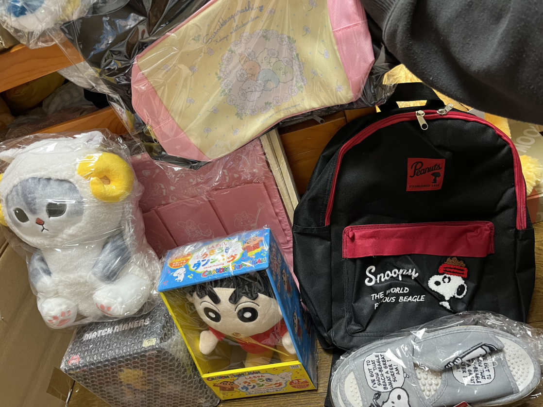 大量のプライズ品の写真2枚目