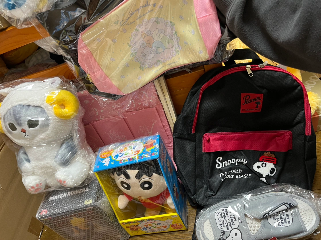 大量のプライズ品の写真2枚目