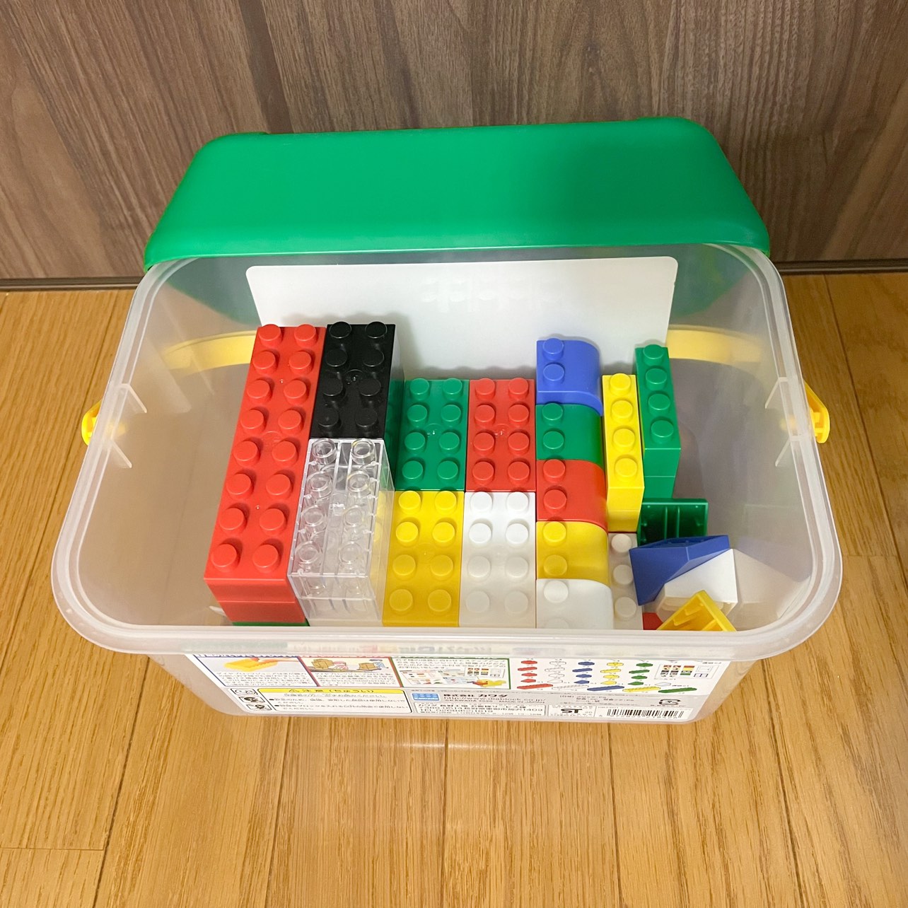 ダイヤブロックジュニア はじめてのブロックバケツの写真3枚目