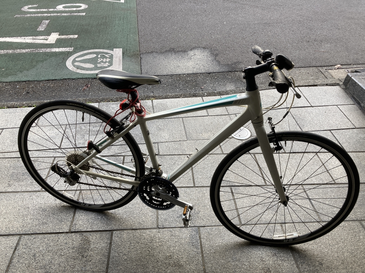 レディースクロスバイク　自転車　中古品の写真2枚目