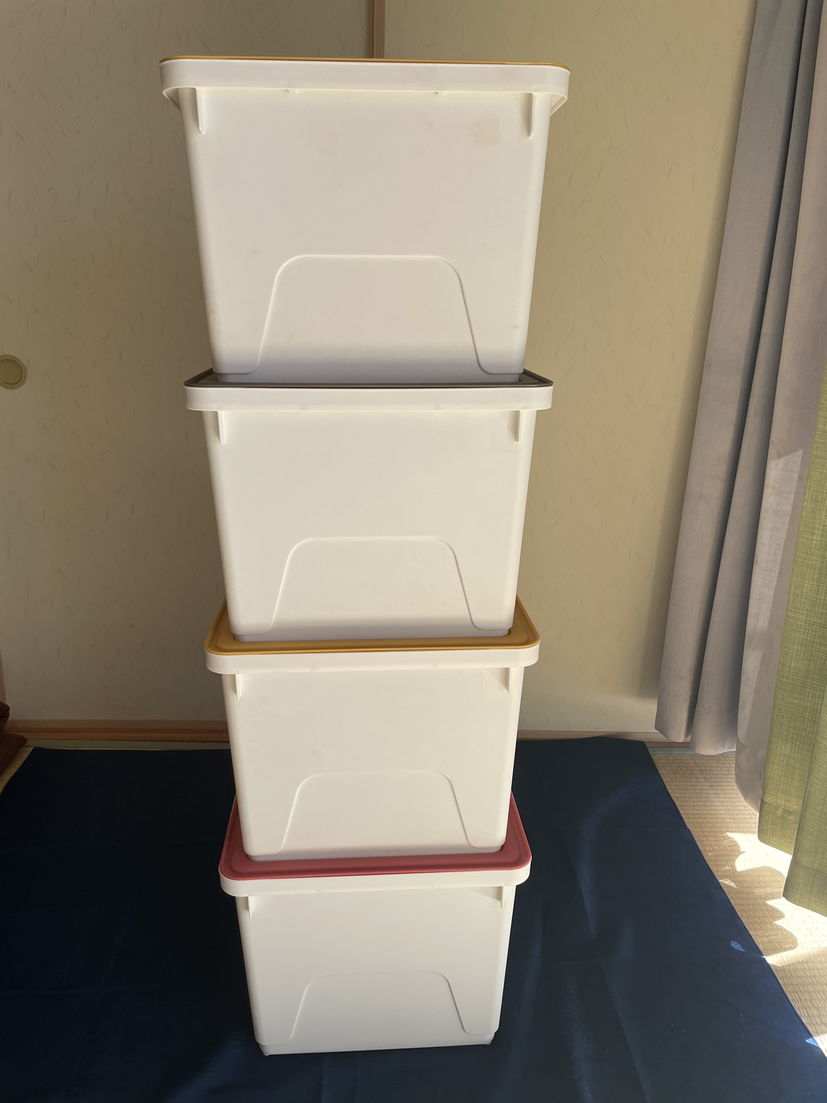 衣類 収納ケース カラーボックス 収納箱 衣装ケース ふた付きの写真4枚目