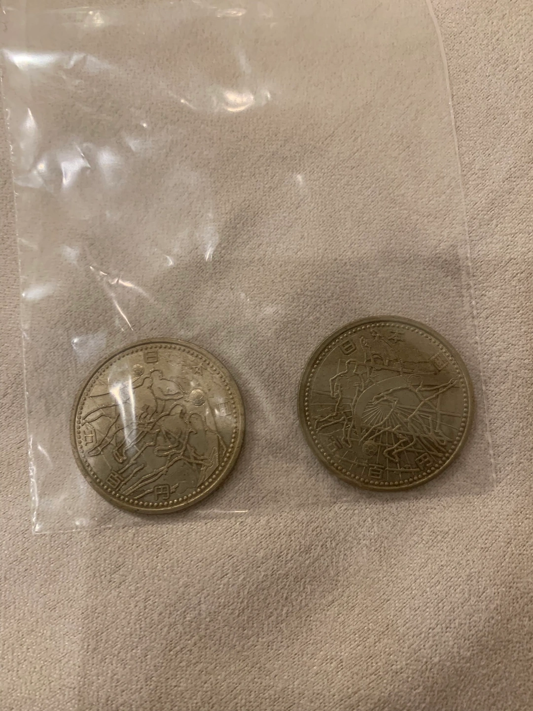 記念硬貨 500円玉 2枚 2002 FIFA ワールドカップ
