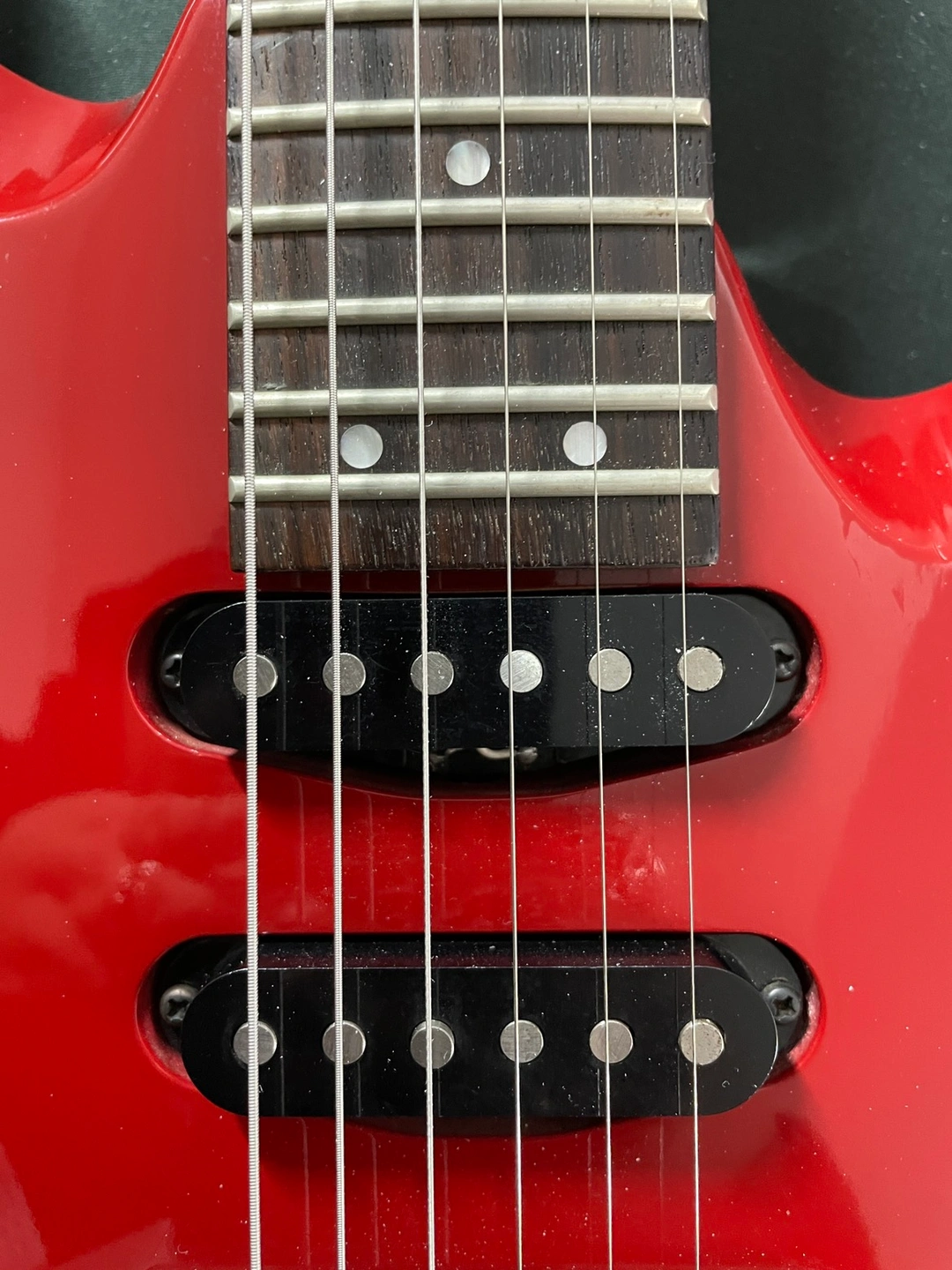 YAMAHA RGZ RED エレキギター 電気系統異常なし ROCK'N MAGIC PRO搭載モデル アーム欠品の写真6枚目