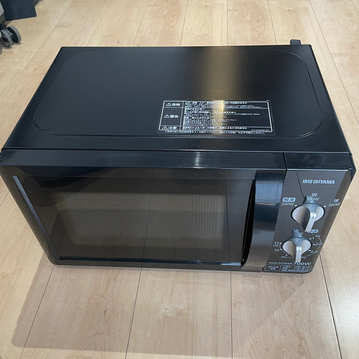 アイリスオーヤマ 電子レンジ PMB-T176-5-Bの写真2枚目