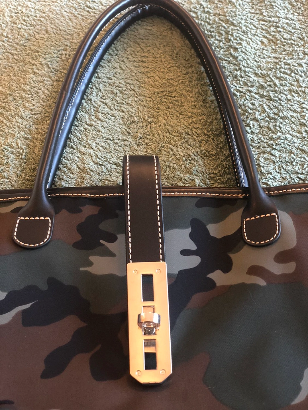 USED LA BAGAGERIE ラ バガジェリー トートバッグ大の写真3枚目