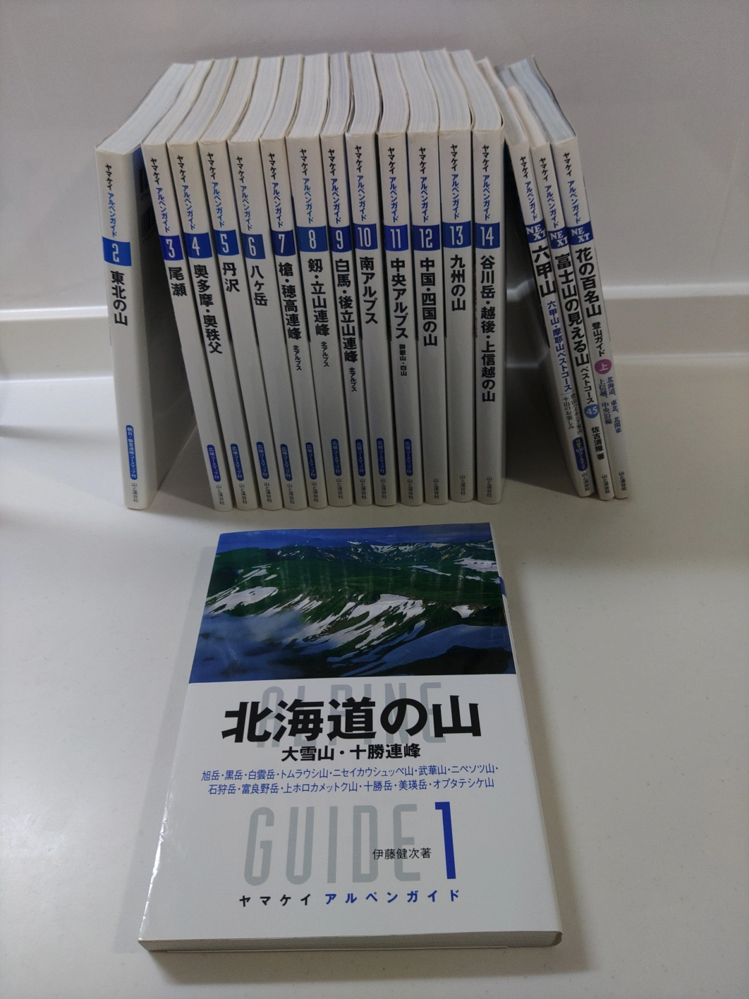 ヤマケイ アルペンガイド 1~14+六甲山+富士山の見える山+花の百名山㊤
