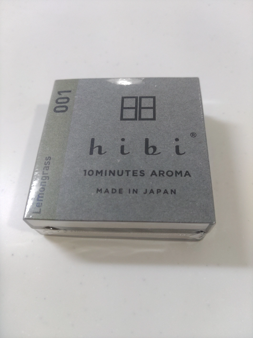 hibi 001 レギュラーボックス レモングラス (8本入り) レギュラーボックス+専用マット
