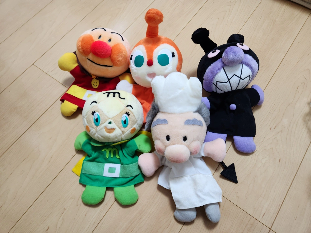 アンパンマンパペット人形セット