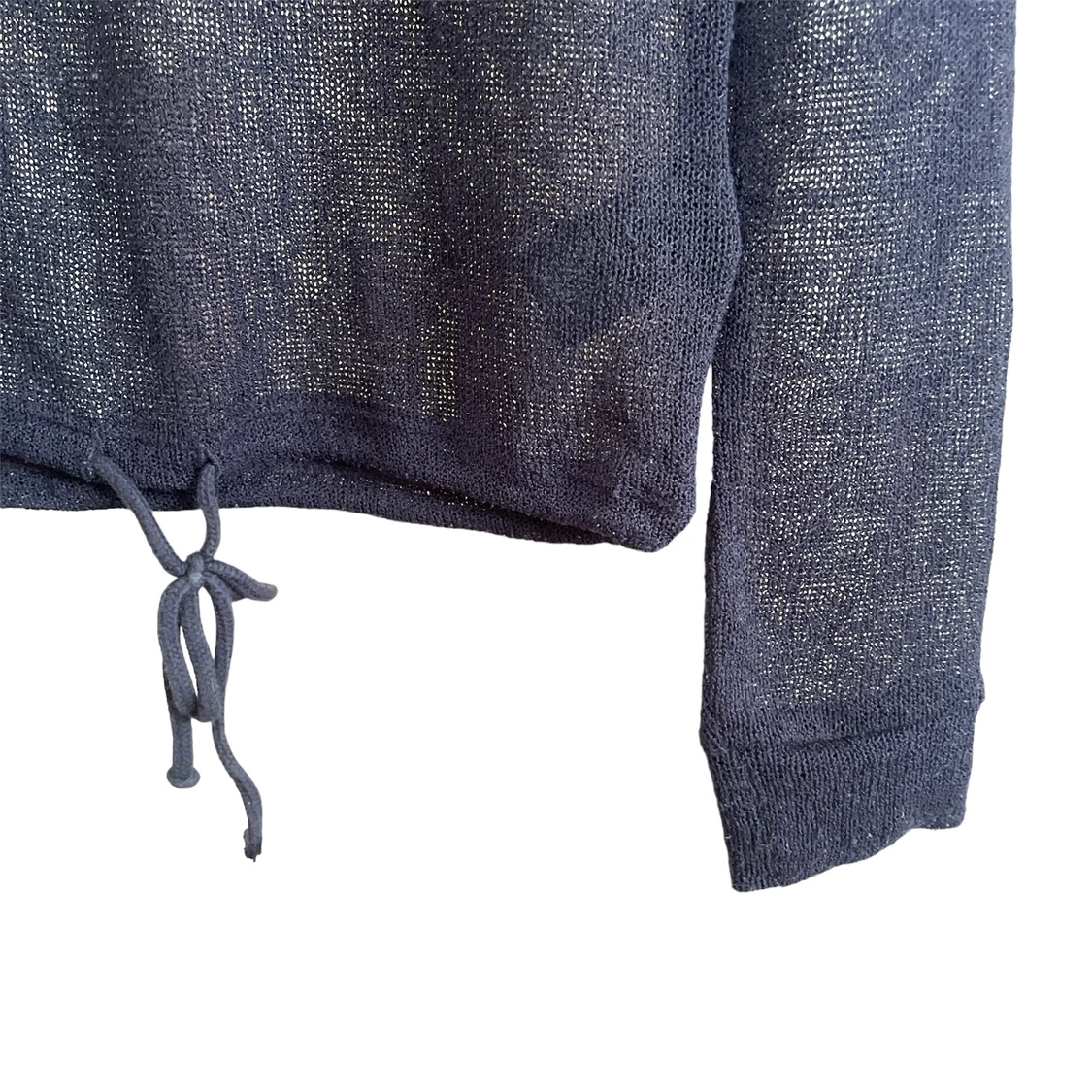 H&M DIVIDED シースルー シアーメッシュニット パーカーの写真6枚目