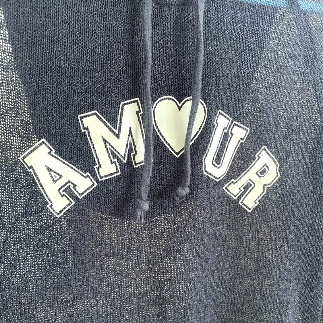 H&M  DIVIDED  シースルー　シアーメッシュニット　パーカーの写真5枚目