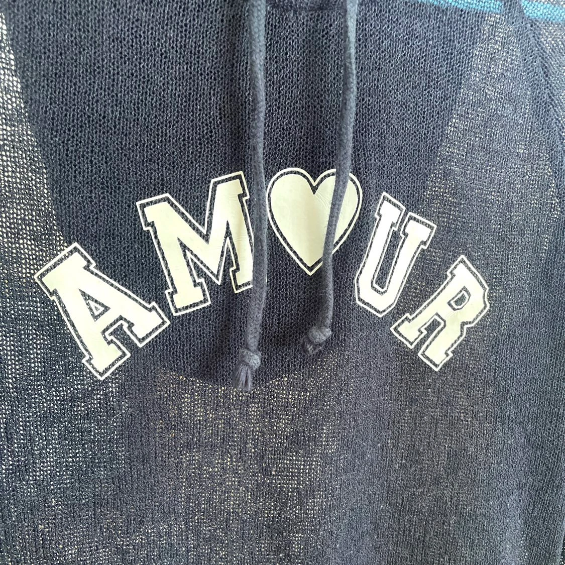 H&M DIVIDED シースルー シアーメッシュニット パーカーの写真5枚目